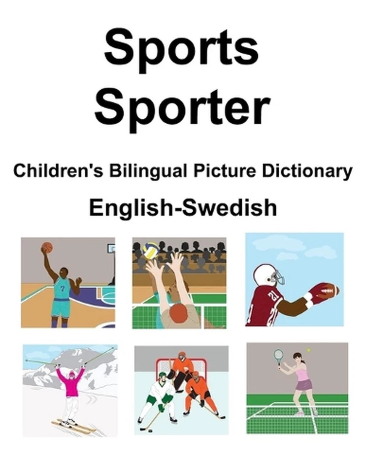 English-Swedish Sports / Sporter Children's Bilingual Picture Dictionary by Suza - Image 1 of 1