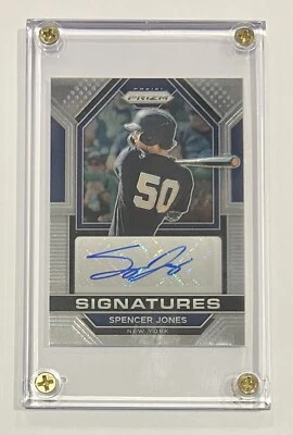 2023 Panini Prizm Spencer Jones Signatures Auto #SIG-SJ Yankees Prospect (A) - Image 1 of 2