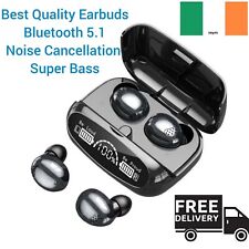 High Quality Earphones Earbuds Earpiece Wireless Bluetooth Mic Noise Cancelling 