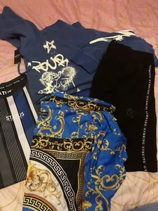 Mens T shirts , shorts, jumper size large bundle boo Hoo Gym King - Picture 1 of 16
