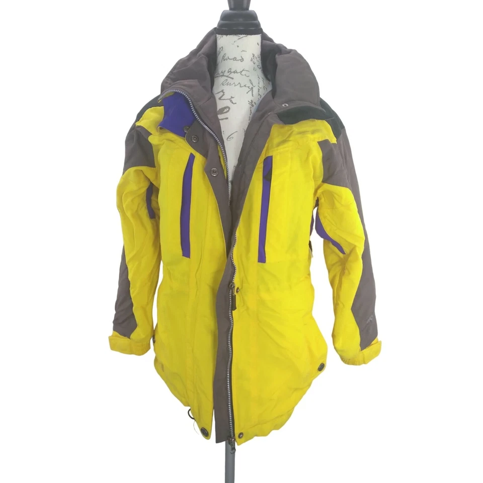 Abrigo con Capucha Vintage Nordica Vertech Impermeable Esquí Nieve Invierno Talla 6 Mujer. Foto 1 de 4