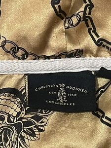 EXTREMELY RARE! Christian Audigier Gray Champion Boxing Hoodie Size SM - Picture 1 of 12