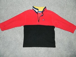 Boy's Tommy Hilfiger Red Pullover Fleece Jacket Size 6 - Picture 1 of 2