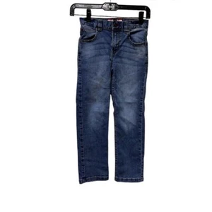 TOMMY HILFIGER Girl's Size 7 Jeans Blue Rebel Skinny Adjustable Waist BFT-C - Picture 1 of 12