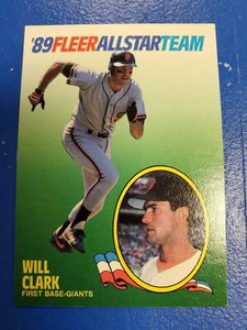 1989 Fleer #3 All Star Team WILL CLARK ~ SF Giants