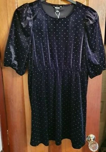 Blue Long Sleeve Midi Shirt Dress for Women - Size Small in Polyester - Picture 1 of 4