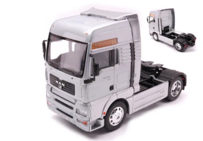 MODELLINO CAMION STATICO WELLY MAN TG 510A XXL SILVER MODELLISMO SCALA 1:32 - Immagine 1 di 4