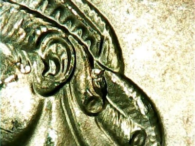 Presidential Dollar Error 2008 P Martin Van Buren Die Chip - Image 1 of 4