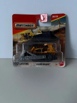 Vehículo de construcción Matchbox 2025 Ground Breaker amarillo y gris nuevo/sellado Foto 1 de 2