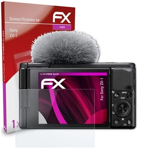 atFoliX Pantserglasfolie voor Sony ZV-1 Glass Protector 9H Beschermend pantser - Photo 1/5