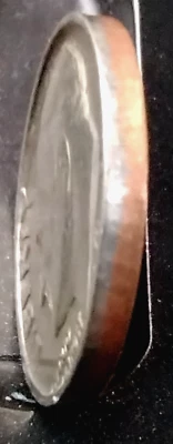 BROAD STRUCK DD Off Centered 1977 D ROOSEVELT DIME - Image 1 of 4