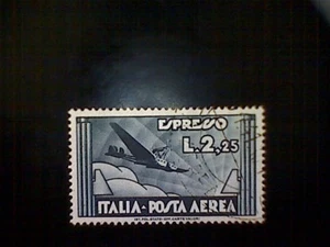 Sellos, Italia, Scott #CE4, usado(o), 1930 semi-postal aéreo, Avión y Sunburst - Imagen 1 de 2