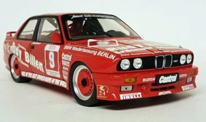 Minichamps 1/18 - BMW M3 E30 H. Grohs DTM 1988 Rudy Billen Model Car - Picture 1 of 8