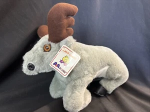 A&A MOOSE Lying Down Plush Stuffed Animal - Picture 1 of 6