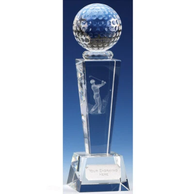 CNC GROUP Personalizzato Inciso Unite Cristallo Golfista Maschio Grande Giocatore Squadra Premio