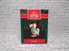 Hallmark Christmas Ornament  “Dad-to-Be” 1992 Chicken Original Box Keepsake