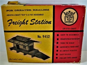 IOB ARISTO-CRAFT HO Scale #9452 Freight Station Unassembled Structure Model - Picture 1 of 7