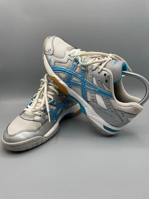 Asics Gel Rocket 6 B257N 9336 plata aqua azul-blanco talla uk 5,5 eur 38 Foto 1 de 4