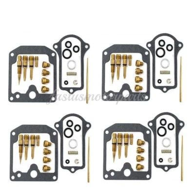 4 PACK Carburetor Carb Rebuild Kit for Kawasaki 1000 LTD KZ1000B KZ1000A - Image 1 of 2
