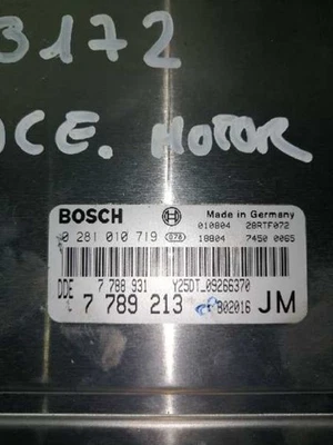 7789213 centralina motore OPEL OMEGA B ELEGANCE BERLINA 2001 1051752 - Immagine 1 di 4