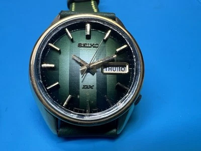 Vintage Seiko DX 6106-7629 Gold Tone Automatic 1973 - Image 1 of 4