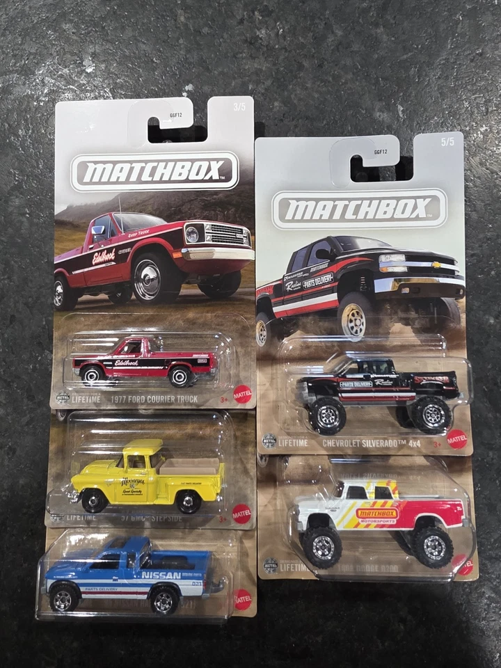 2025 Matchbox Truck Series Complete Set Nissan GMC Ford Dodge Chevrolet - Image 1 of 1