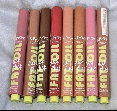 NYX Fat Oil Slick Click Shiny Lip Balm  CHOOSE YOUR SHADE **new** - Image 1 of 4