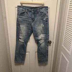 American Eagle AirFlex Athletic  Jeans Men's Size 36x30 Blue Denim Pant D  - Picture 1 of 4