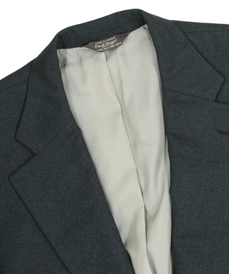Men's 45 L  Tall Paul Stuart Tailored Gray 100% Wool Sport Coat Blazer Jacket - Image 1 of 4