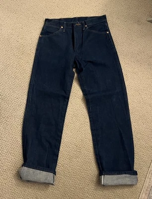 JEANS VINTAGE WRANGLER 29x30 13MWZ AOO1 3030 ALTOS RECTOS AZUL OSCURO Foto 1 de 3
