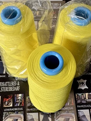 3 Rollen AMANN SabaTex Bauschgarn je 10.000m Stärke:120 Farbe: 3361 Gelb - Bild 1 von 4