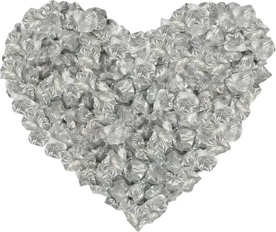 1000 Piezas Pétalos de Rosa de Seda Artificial Decoración Boda Fiesta Color Marfil Foto 1 de 4