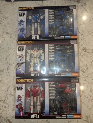 Figuras de acción Toynami Robotech VF-1J Rick Hunter Max Sterling Miriya NUEVAS Foto 1 de 4