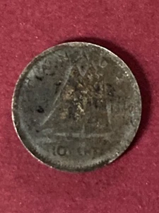 1940 Canada 10 Cent Silver Coin Circulated - Picture 1 of 2