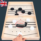 Family Game Fast Sling Puck Game Hockey Game Wooden Board Table Toy Football UK