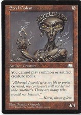 Steel Golem *Uncommon* Magic MtG x1 Weatherlight SP