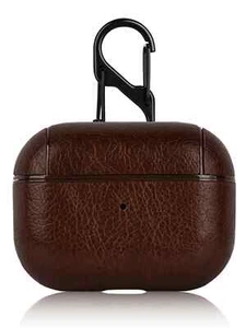 Luxus PU Leder AirPods Case mit Anti Lost Schnalle Kompatibel mit AirPods 1 2 - Bild 1 von 17