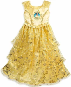 Disney Belle Nightgown Girls 7/8 Yellow Sleeveless New w/Tags and Hanger - Picture 1 of 7