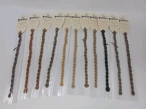 Pearsall's Filoselle Embroidery Silk Floss 4m 6 Ply MADE ENGLAND Vtg Brown Tan 1 - Picture 1 of 4
