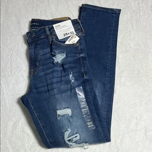 New Aeropostale Mens Athletic Skinny Distressed Jeans Size 28x32 Style 9127 - Picture 1 of 8