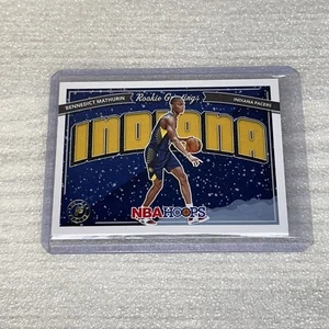 2022-23 NBA Hoops Bennedict Mathurin Winter Rookie Greetings #6 Indiana Pacers - Picture 1 of 2