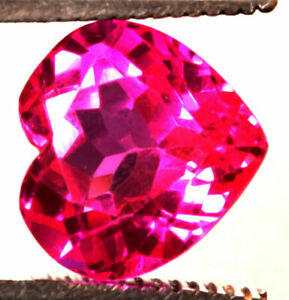 18.40 Cts. Natural Mogok Rich Pink Sapphire Heart Shape Certified Gemstone