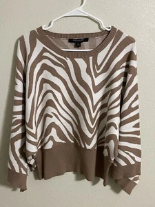 Marc New York Women’s Animal Print Sweater Large - Picture 1 of 3