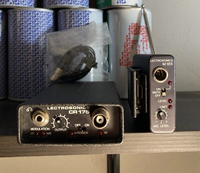 Lectrosonics wireless microphone system cr175, M185 - Image 1 of 4