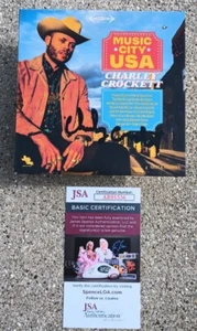 CHARLEY CROCKETT  SIGNED CD JSA COA Music City USA - Picture 1 of 4