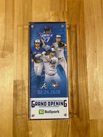 Toronto Blue Jays TD Ballpark 2/24/2020 Grand Opening Ticket Vlad Bichette Cover