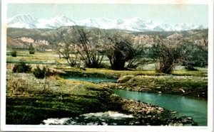 1910s CO Postcard Snowy Range Near Trinidad Phostint Fred Harvey Unposted - Picture 1 of 2
