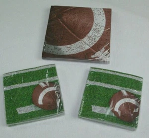 LOT 54 PARTY CREATIONS FOOTBALL GAME THEME NAPKINS TAIL GATE SUPER BOWL PARTY - Picture 1 of 3