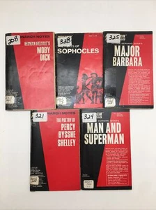 Lot of 5 Monarch Notes - Picture 1 of 10