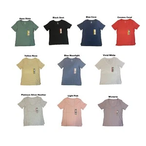 Member's Mark Women's Essential Short Sleeve V-Neck Tee - Picture 1 of 11